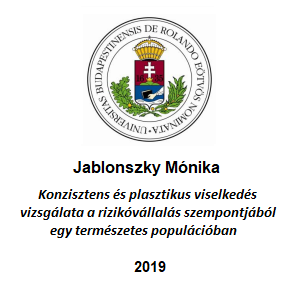 Sikeres PhD védés: Jablonszky Mónika